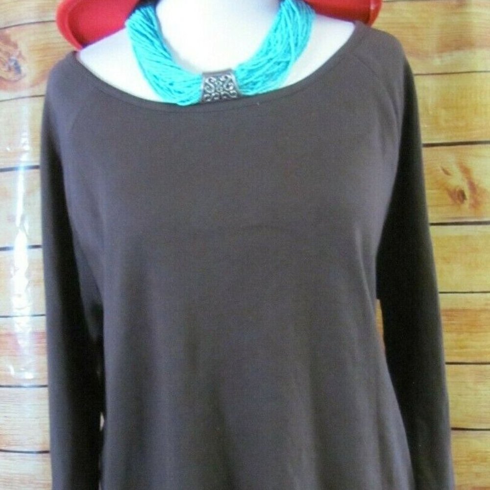QUACKER FACTORY  LADIES EMBROIDERED LONG SLEEVE‎ SHIRT